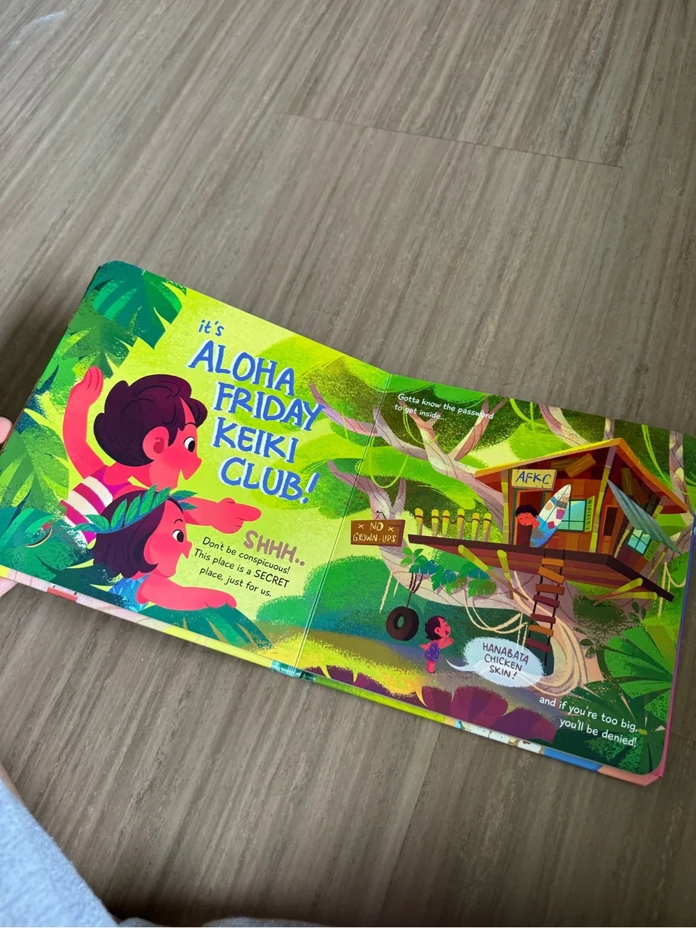 The Aloha Friday Keiki Club Board Book Keiki Kau Kau